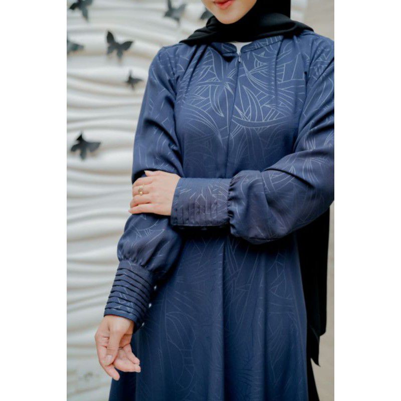 Gamis Syar'i Premium HERMOSA Yoris Caltri Navy