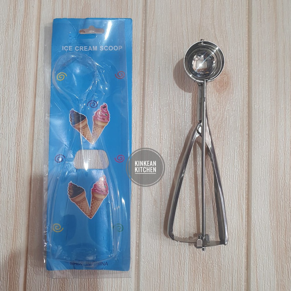 sendok scoop ice cream stainless steel