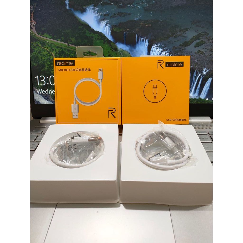 Kabel Data Realme Original Super Vooc Fast Charging Kabel Realme Original 100%