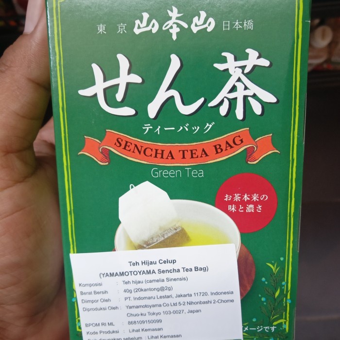 

Yamamotoyama Sencha Tea Bag | teh hijau celup 40g