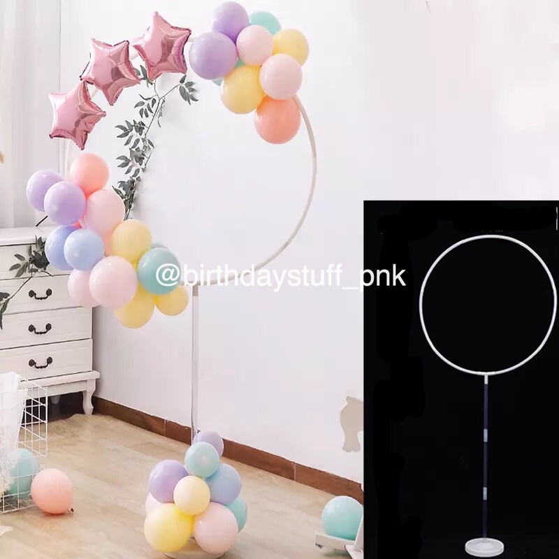 Stand Balon Plastik Bulat 153cm / Stand Balon Bulat Tinggi