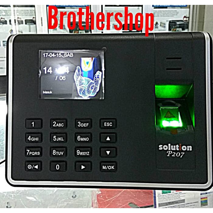 

Termurah Mesin absensi sidik jari fingerprint SOLUTION P207 Terlaris