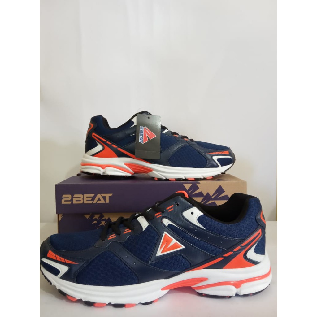 sepatu olahraga 2 beat navy