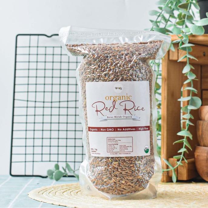 

Simply Organic Red Rice ( Beras Merah Organik ) 1 Kg
