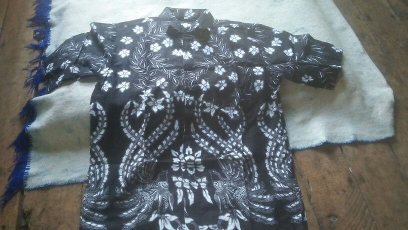 Kemeja Batik Pria Lengan Pendek Size M L Xl Xxl Bswart Batik Hrb026 Kenongo Hem Panjang Padi