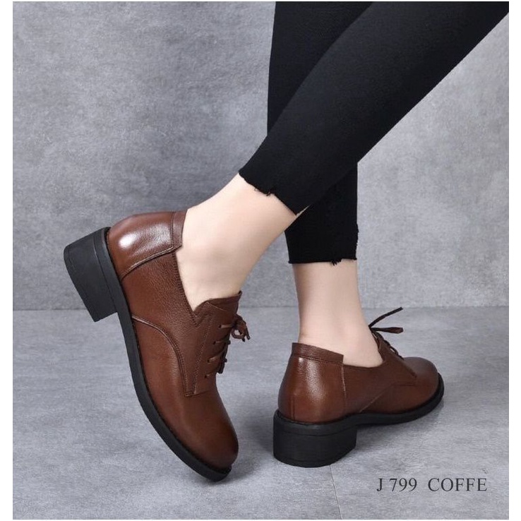 SEPATU WANITA OXFORD MODEL PANTOFEL 799