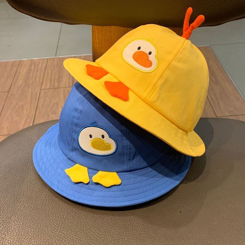 TOPI BUCKET HAT BAYI BEBEK KWEK KWEK LUCU FASHION ANAK UNISEX BAHAN IMPORT CNA