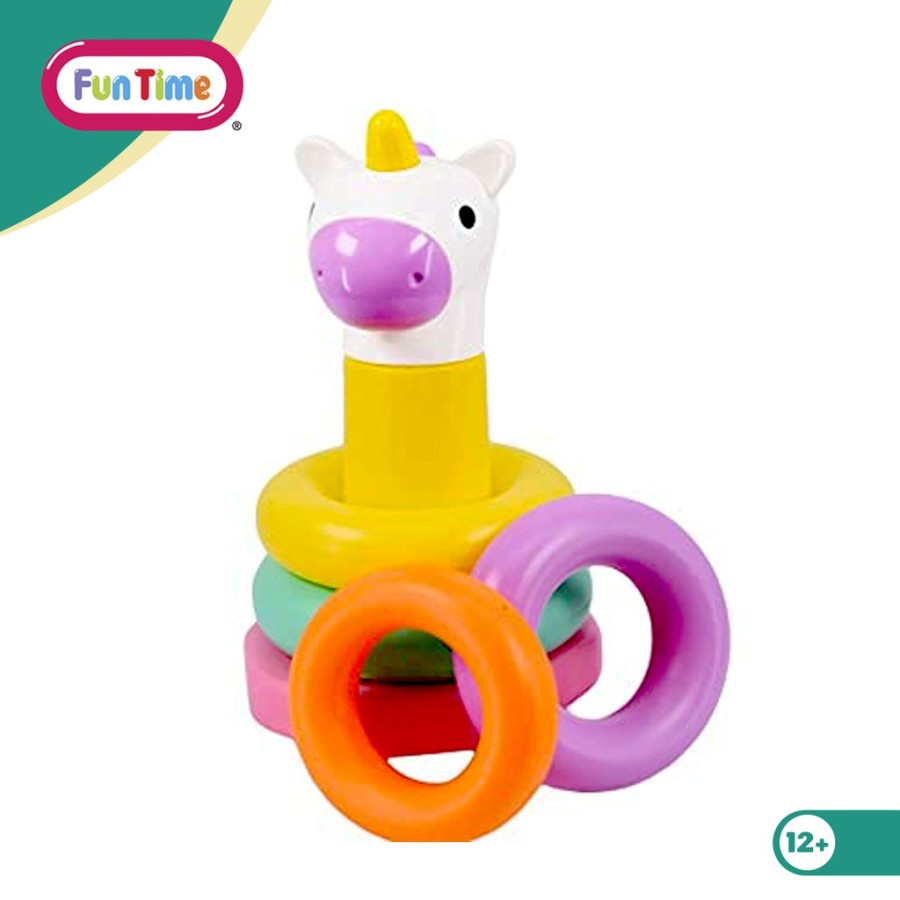 Funtime Stacker Una Mainan anak Unicorn