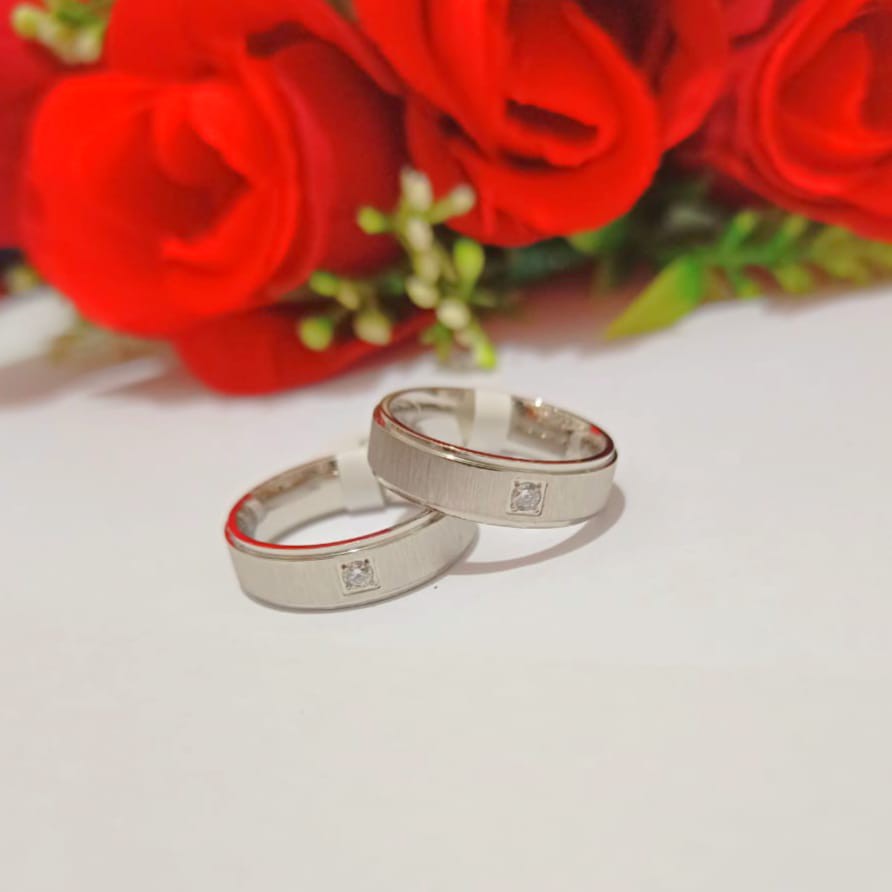 CINCIN TITANIUM PRIA &amp; WANITA TERLARIS MOTIF BAHAN TITANIUM TIDAK LUNTUR, TIDAK KARAT | COD