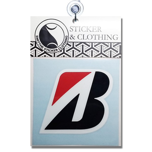 Stiker Bridgestone Logo B Cutting Sticker 3W untuk aksesoris Mobil