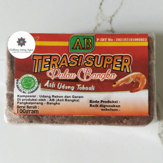 

Terasi Udang Toboali Bangka asli 100 gr