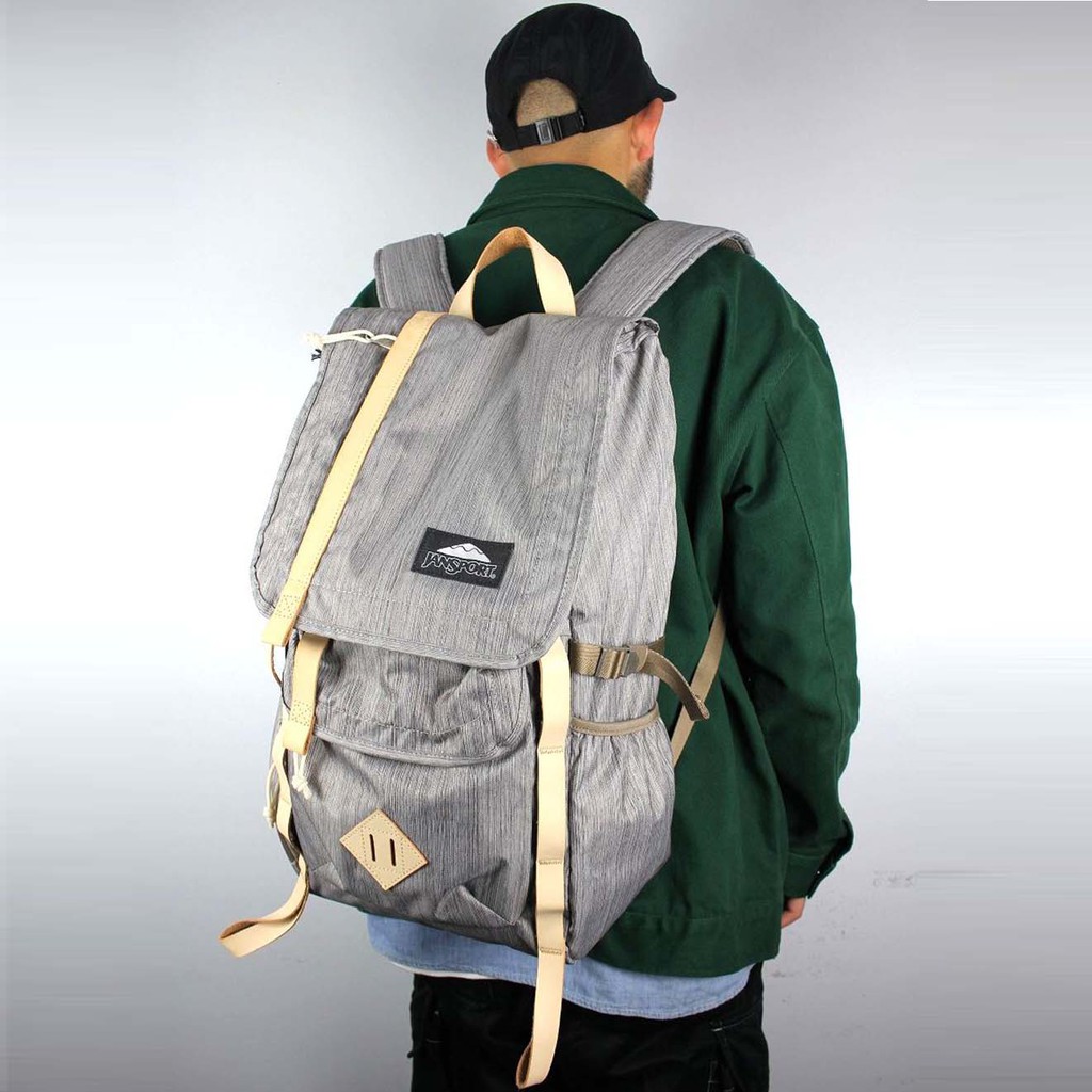 Tas JanSport Hatchet DL Backpack - Beige Melange Weave Original