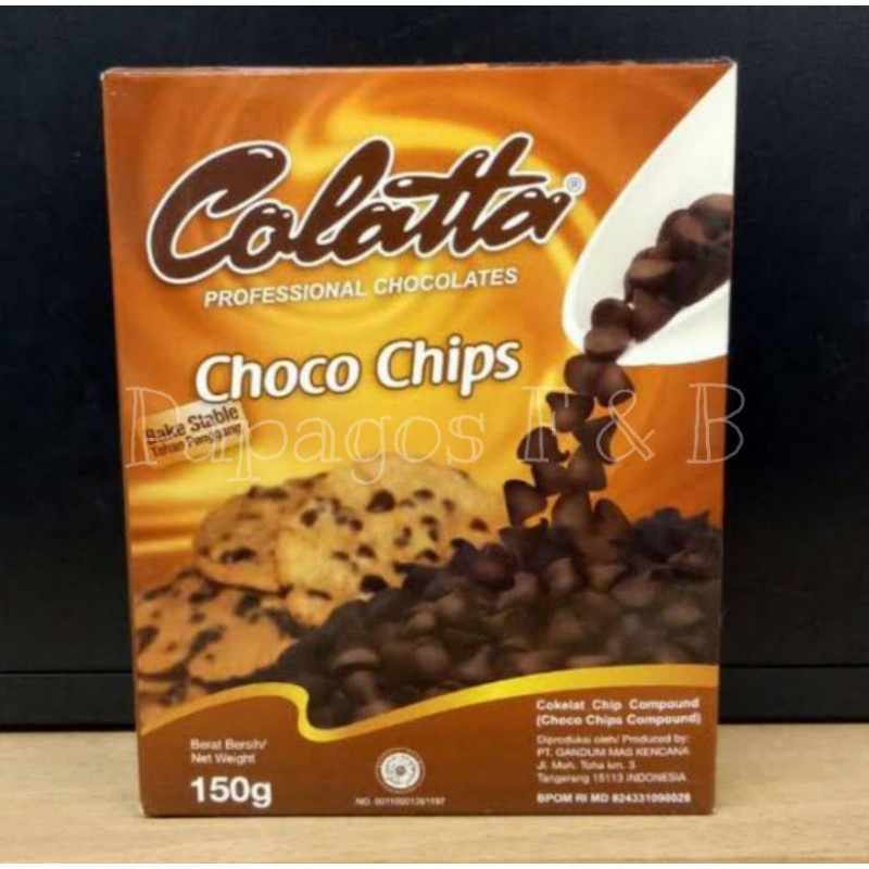 

Colatta Choco chips 150 gr / gram