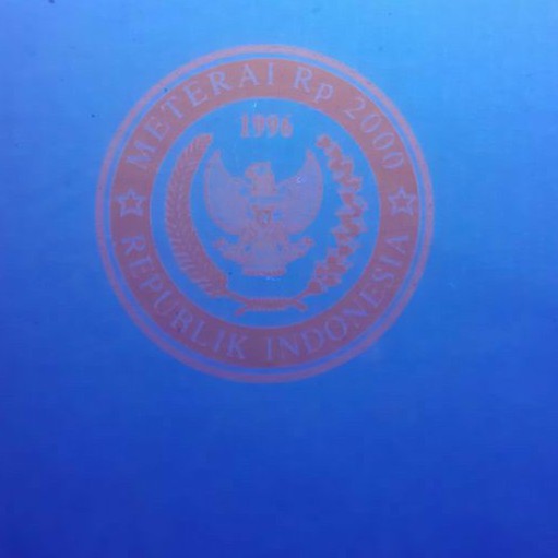 KERTAS SEGEL TAHUN 1996 SINGLE KERTAS BERMATERAI TAHUN 1996 SINGLE