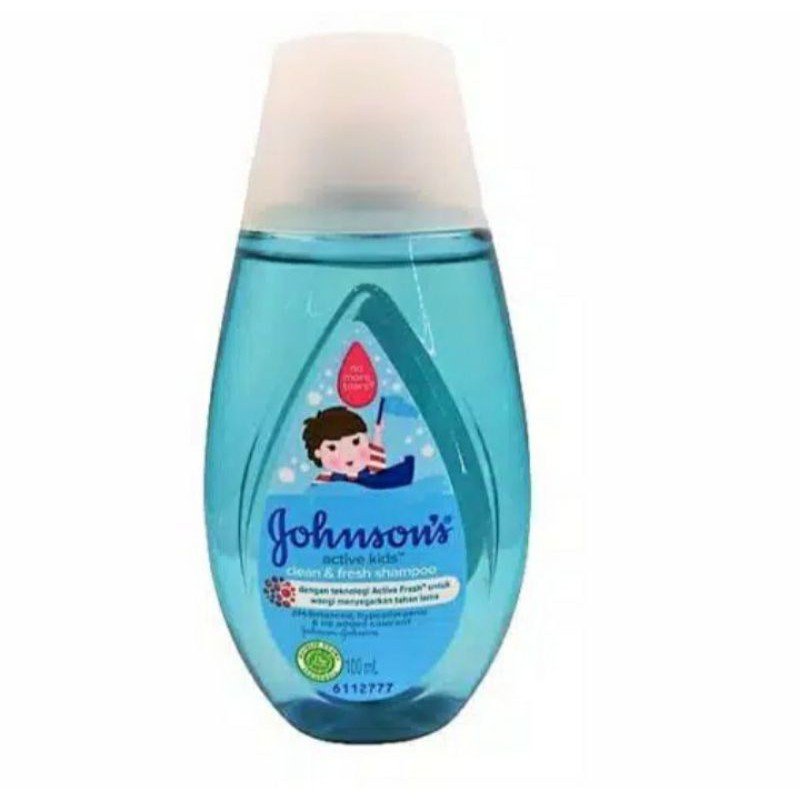 Johnson's Active Kids Clean Fresh Shampoo 100ml 200ml - Johnson Shampo Anak