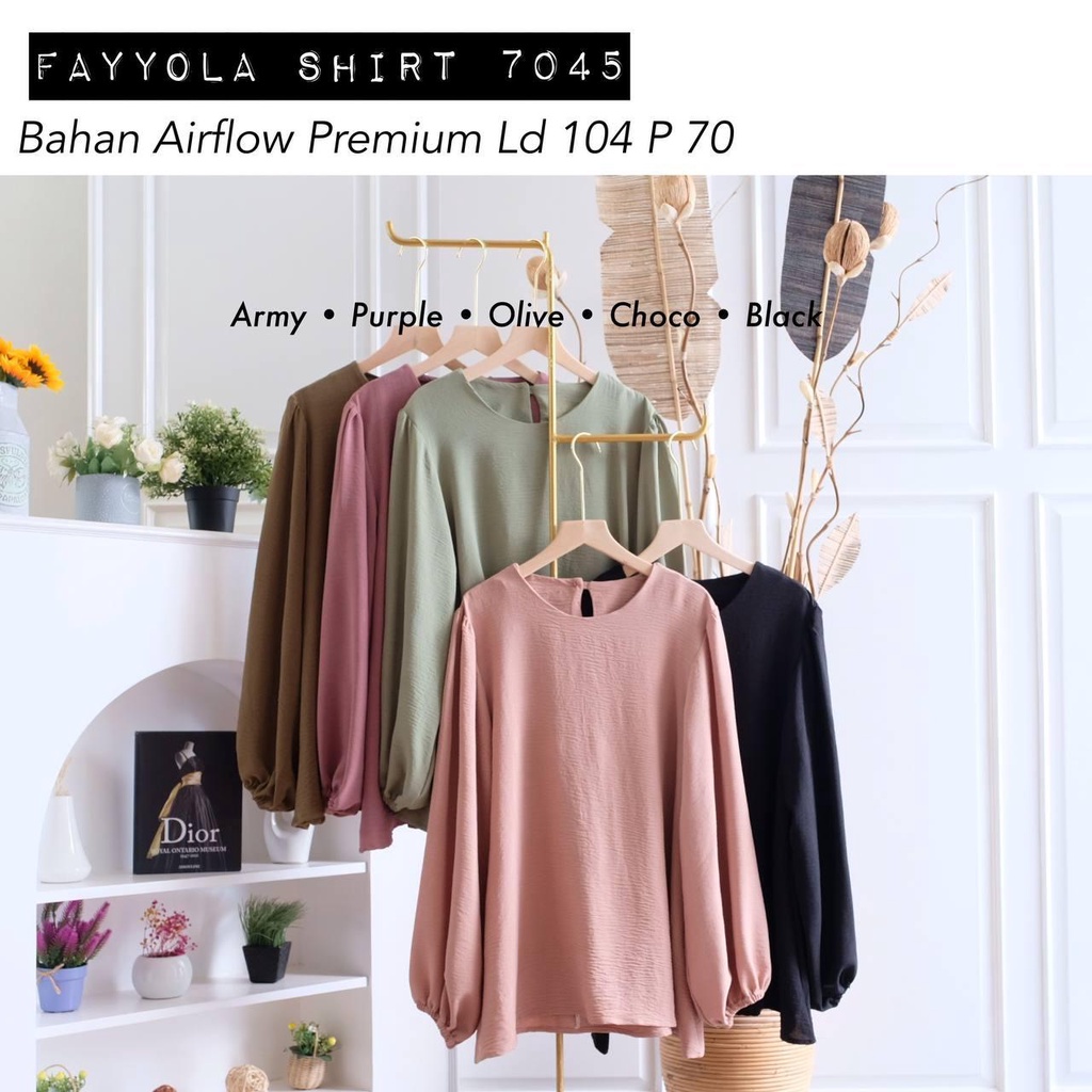 FAYYOLA SHIRT / ATASAN / BLOUSE KERJA