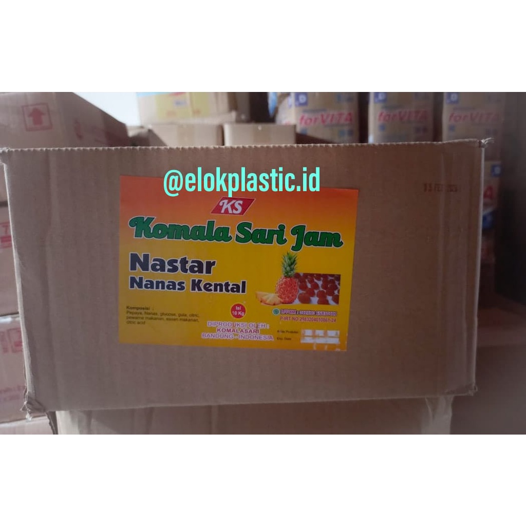 

Selai Nanas (Kental) Nastar Komala Sari Kemasan 10 kg / 1 Dus