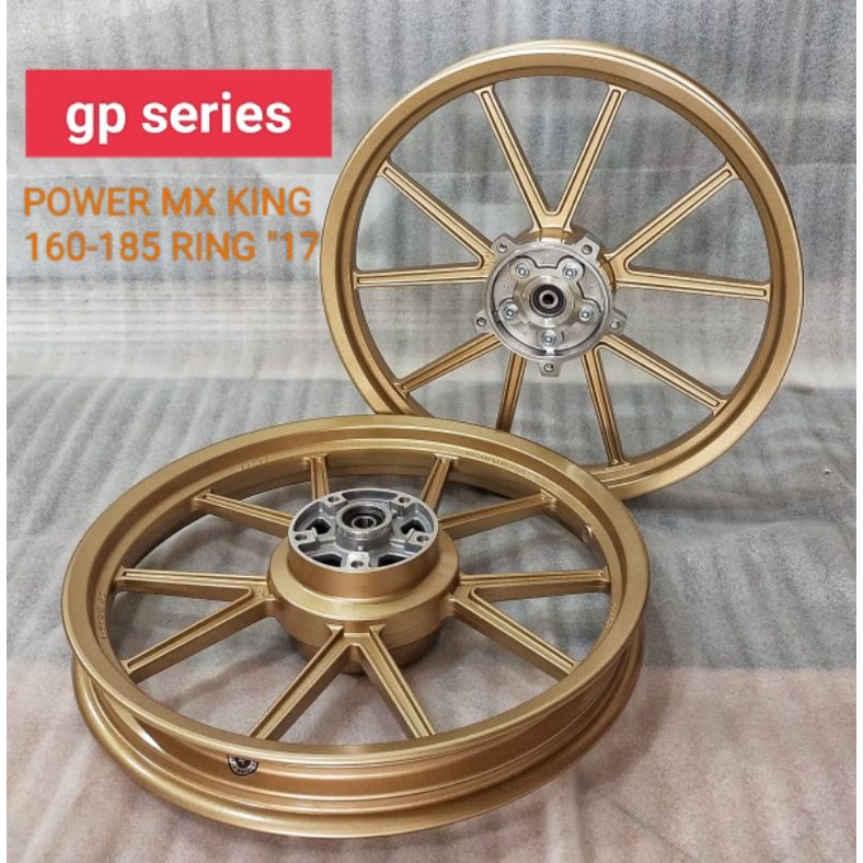 VELG RACING POWER GP DRAG MX KING MODEL DAYTONA 1SET UK 160-185 RING 17 PNP