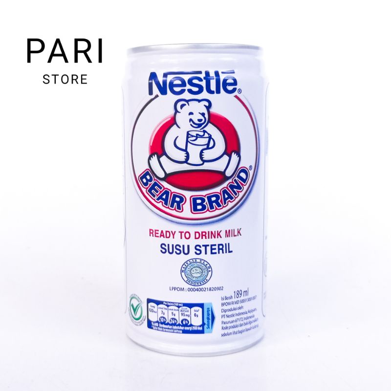 

Susu Beruang Bear Brand Susu Steril 189 ml