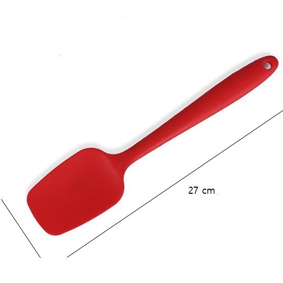 Spatula sendok BESAR sutil silicone tahan panas food grade 27 CM