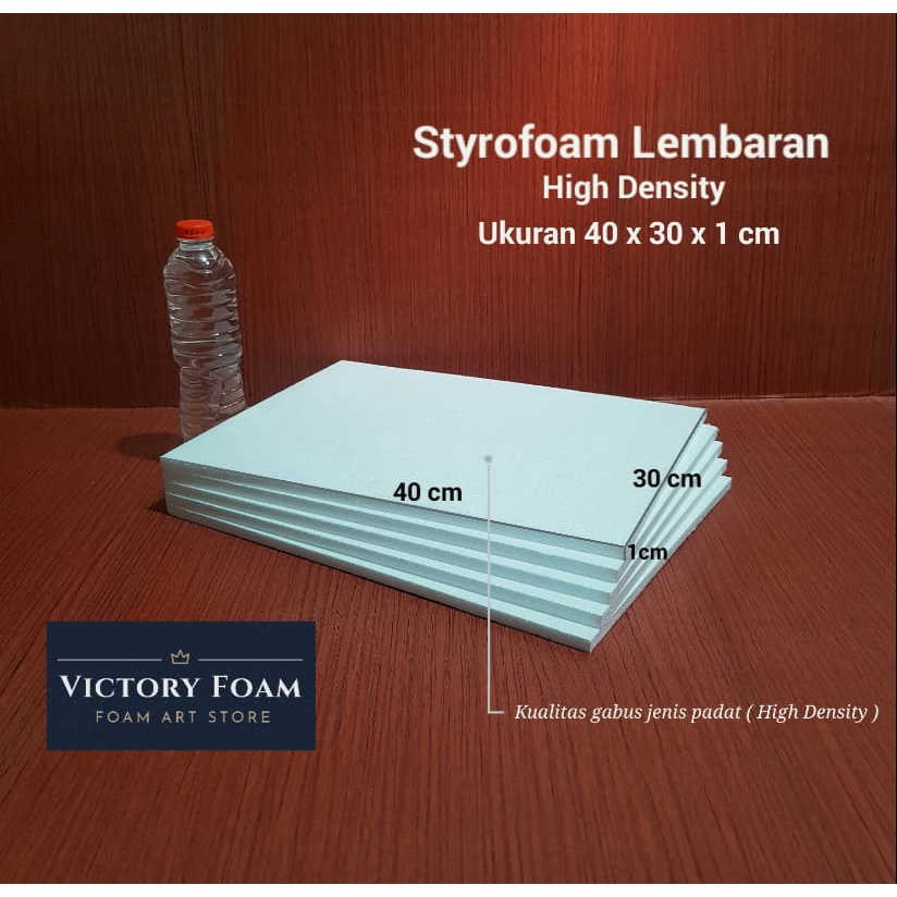 STYROFOAM LEMBARAN_GABUS LEMBARAN Ukuran 40x30x1cm (5pcs)