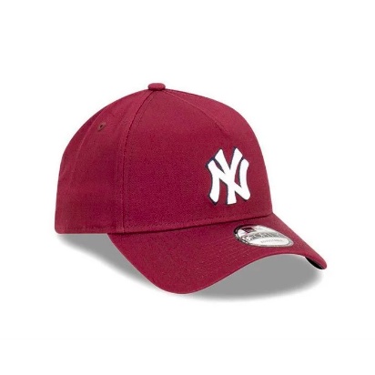 Topi New Era 9Forty New York Yankees Maroon/Navy/White Snapback 100% Original Resmi