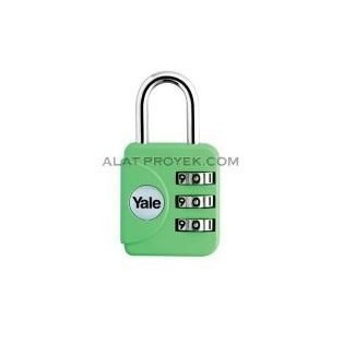 GEMBOK YALE TRAVEL LOCK YP1/28/121/1Emerald