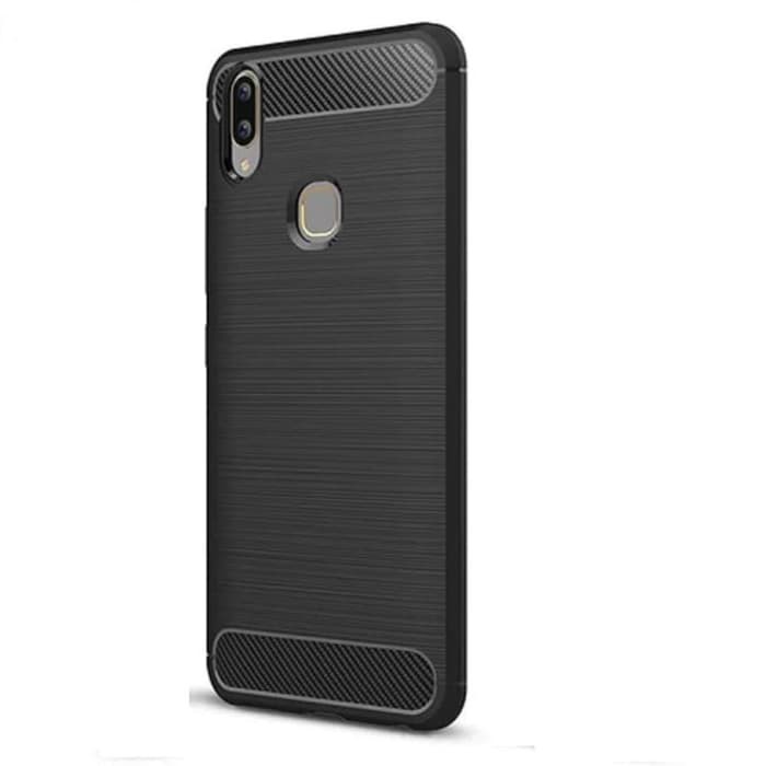 VIVO Y91/Y91c/Y93/Y95/Y83/Y81/Y71/Y53 CASE SOFTCASE BLACK CARBON SLIMCASE SILIKON IPAKY KARBON HITAM CASING COVER