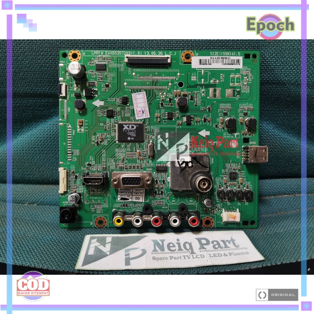 Mb Mobo Mainboard TV LG 24MN33A - Mpeg Micom Modul Motherboard Model Tipe TV LG 24MN33 A