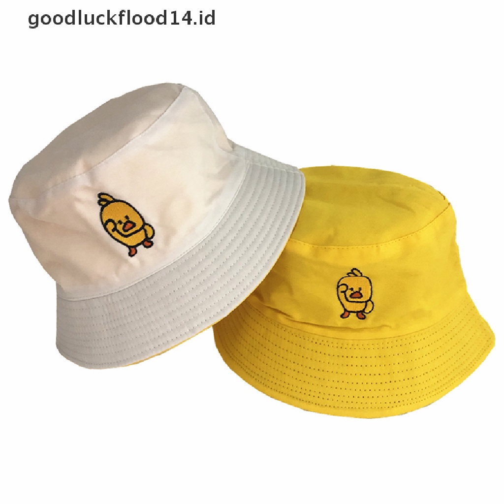 [OOID] Bucket Hat men women Fashion cotton reversible Panama sad boys Fisherman Hat ID