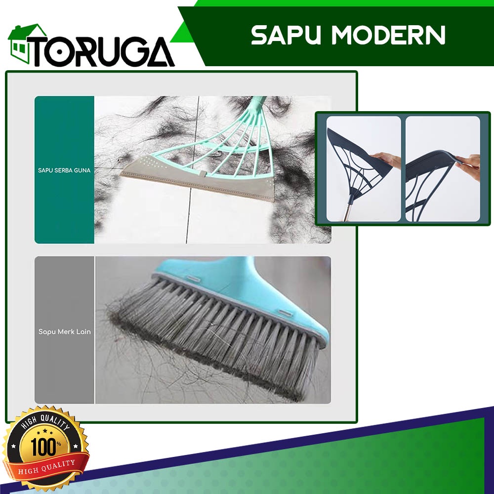 Sapu Pel Magic Karet Korea Silikon Broom Magic Portable Praktis Serbaguna