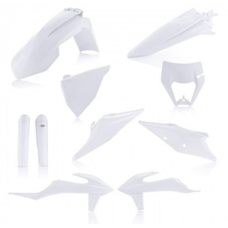 BODY SET KTM ACERBIS 2020 UP WHITE KTM ENDURO ACERBIS ORIGINAL