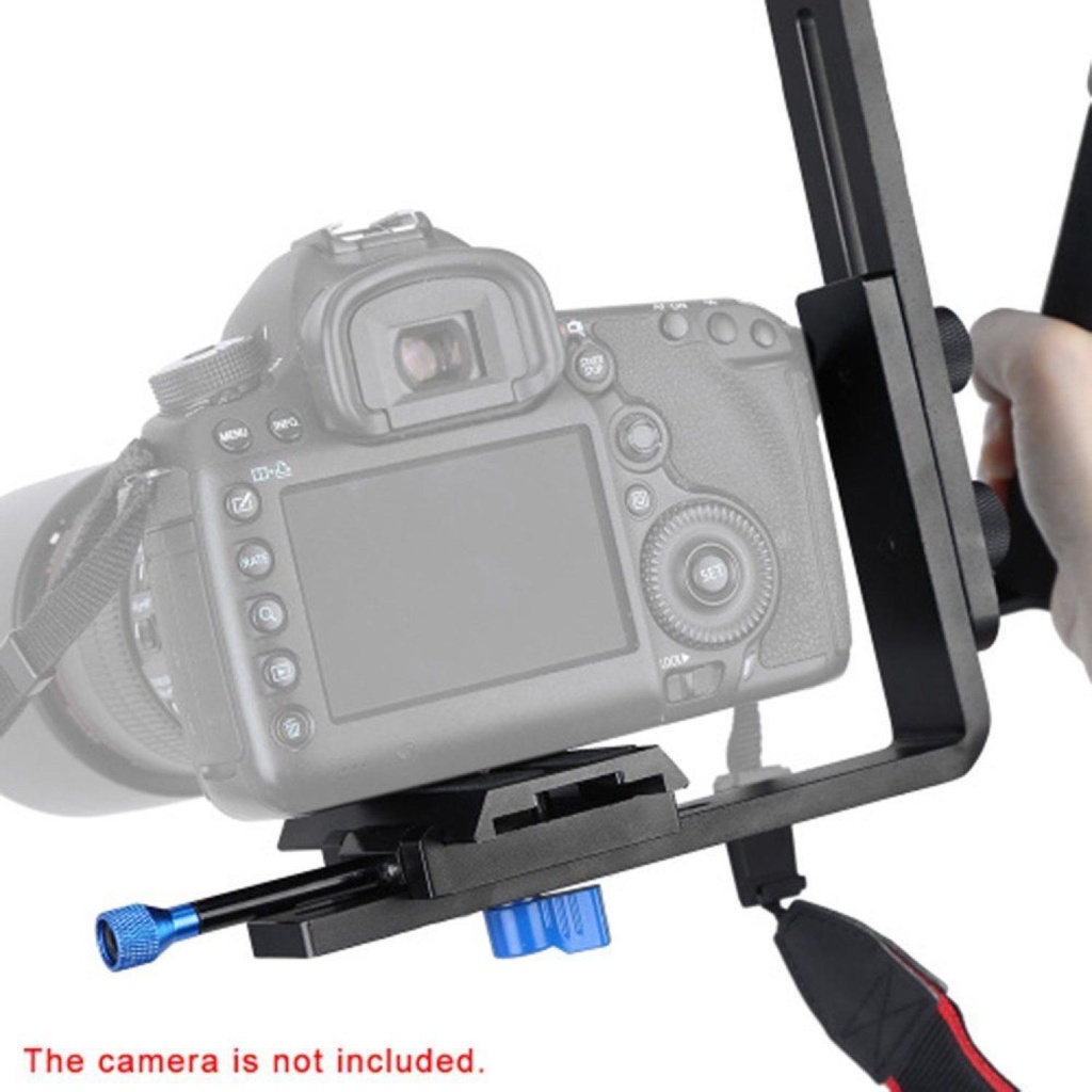 (BISA COD) FTIHSHPHandheld Stabilizer Camera Rig Gimbal 2-Axis for DSLR Canon Nikon Sony