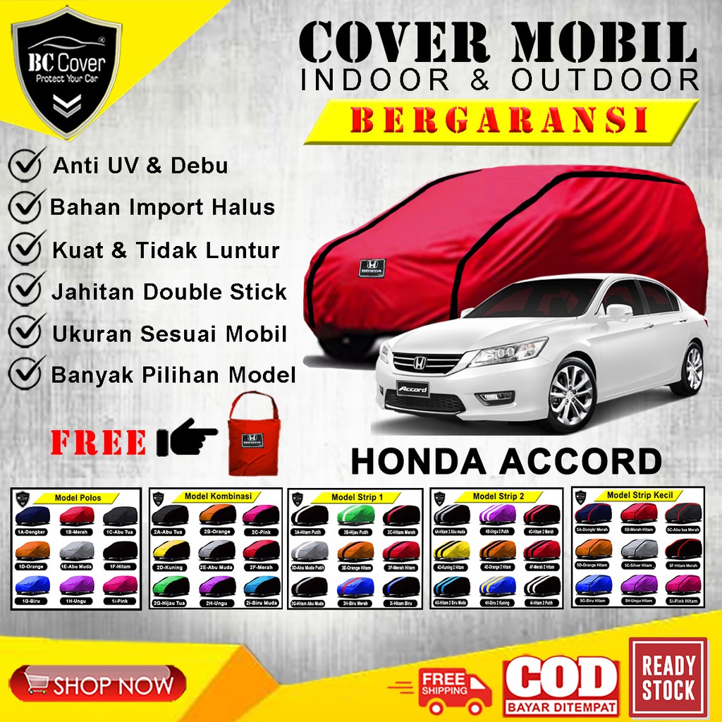 Body Cover Mobil Honda Accord / Sarung Mobil Accord / Selimut Tutup Pelindung Jas Penutup Mantol Kerudung Mantel Sedan Accord Outdoor