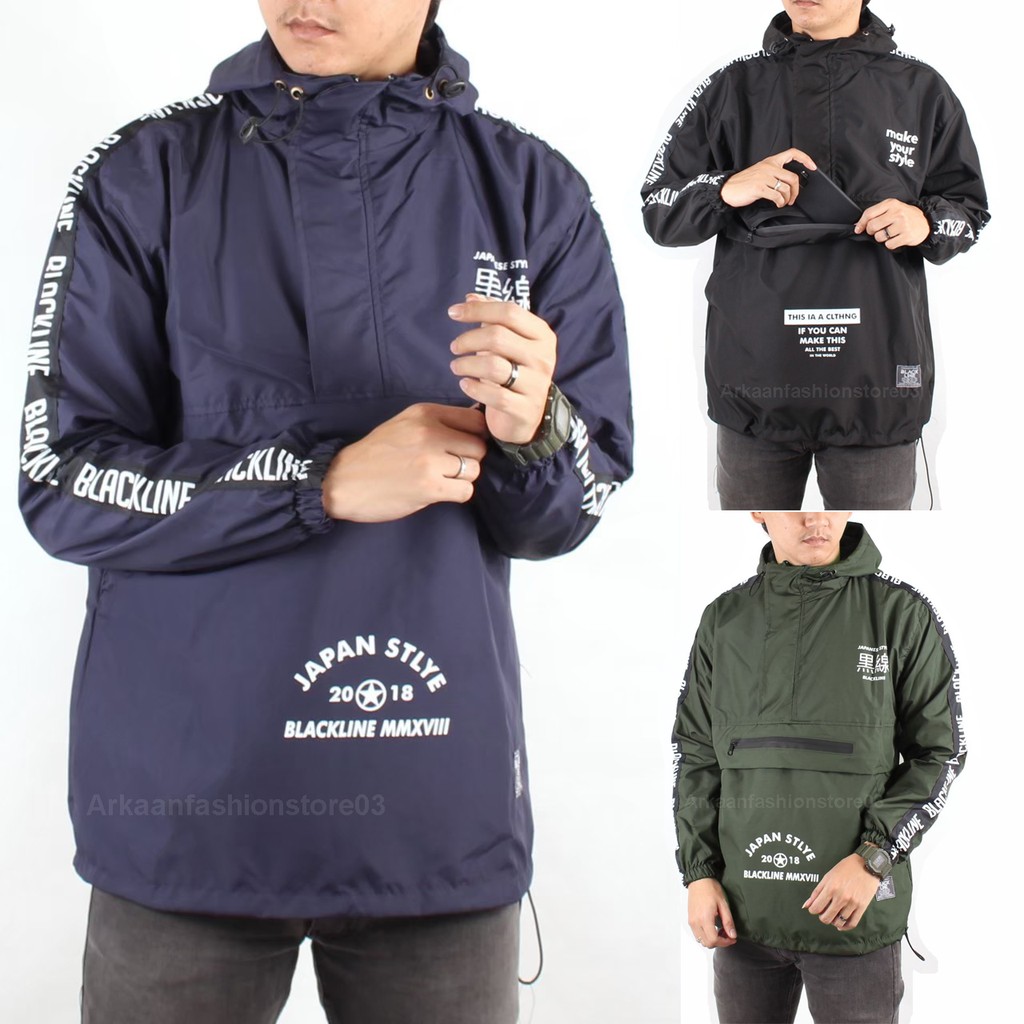 AKN- JAKET CAGOULE PRIA JAPAN TOKYO / JAKET CAGOULE WATERPROOF ANTI AIR  / JAKET CAGOULE ORIGINAL