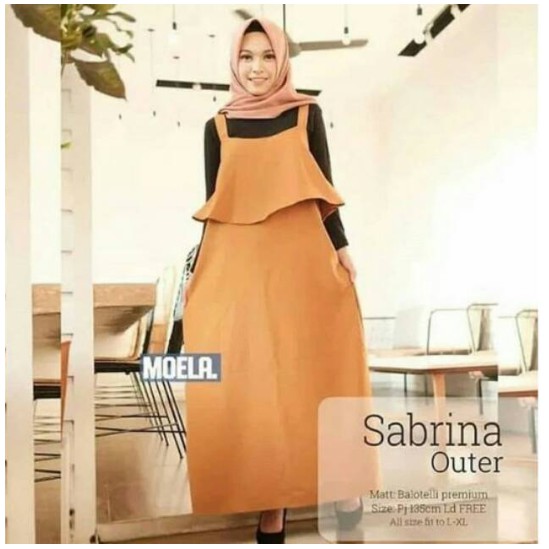 GTA - SABRINA OUTER // DRESS OUTERWEAR BAJU WANITA HITS TRENDY // OUTERWEAR MUSLIM KEKINIAN