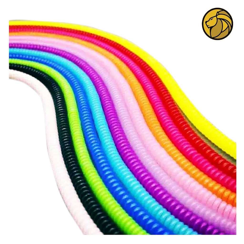 Pelindung Kabel Spiral 1 Warna / Warna warni / Cable protector