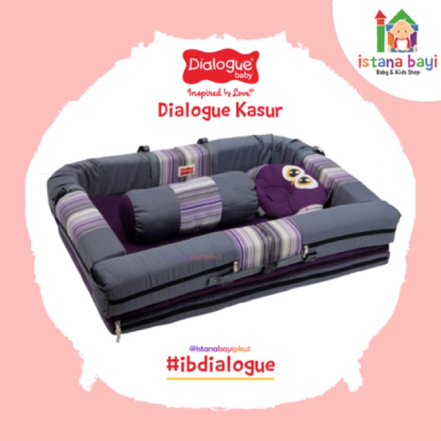 Dialogue Baby Kasur 3 in 1 Bayi dan Balita + Sofa Owl Series DGK9214