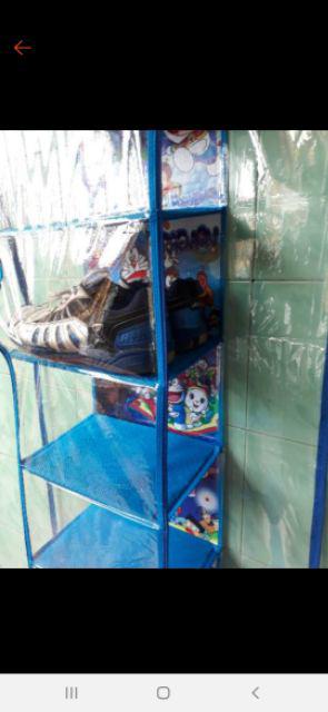 Hsoz - Rak Tempat Sepatu Gantung Jumbo Karakter Beretsleting