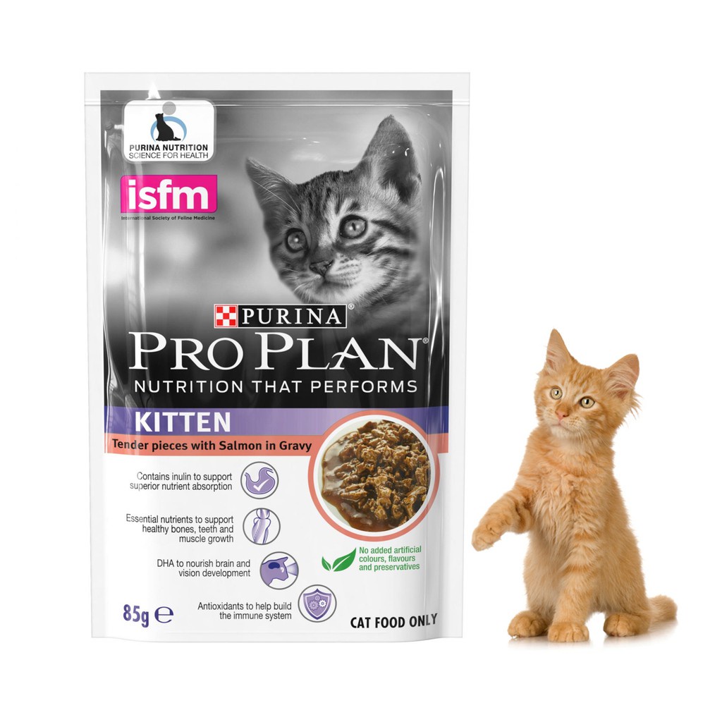 Proplan Pro Plan Kitten Jelly/Gravy Pouch Makanan Basah Kucing Premium