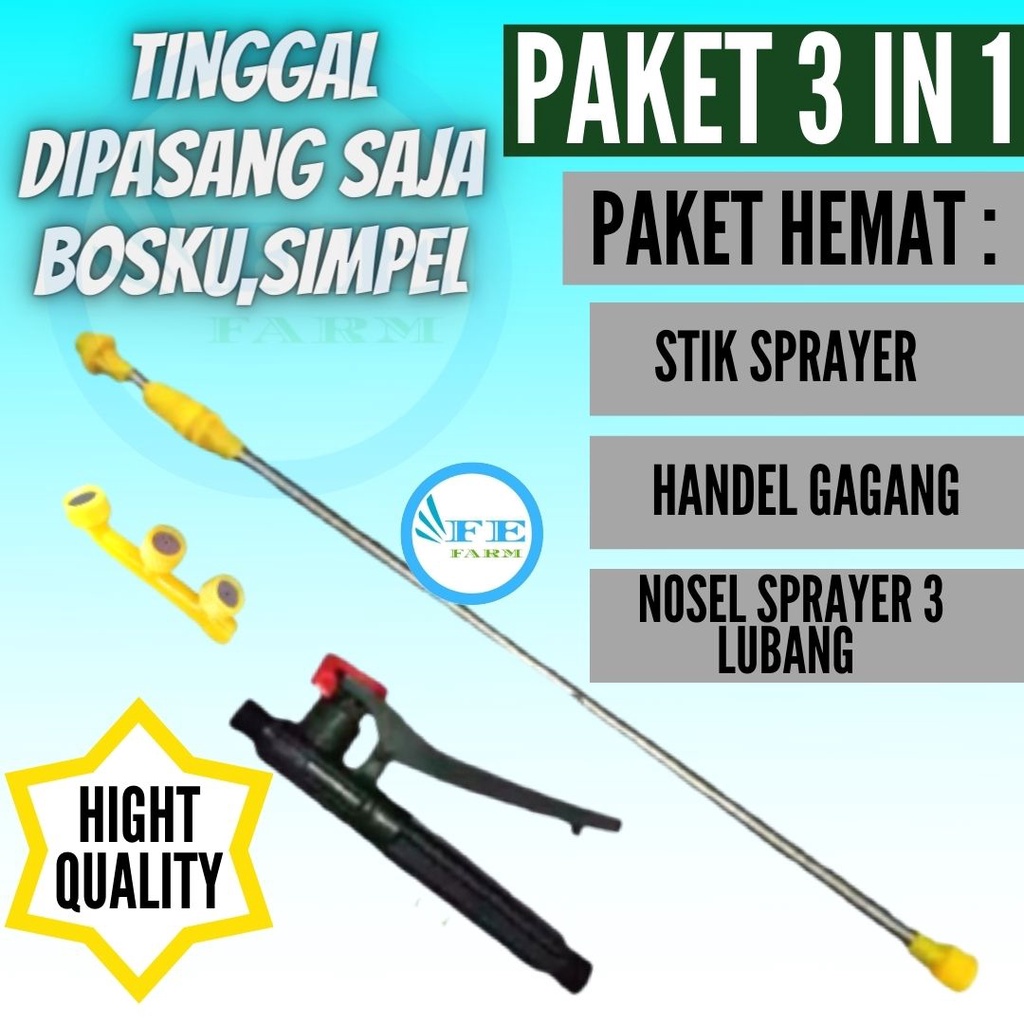 Stik Sprayer Paket Handel Sprayer Manual  Elektrik dan Nosel Sprayer FEFARM