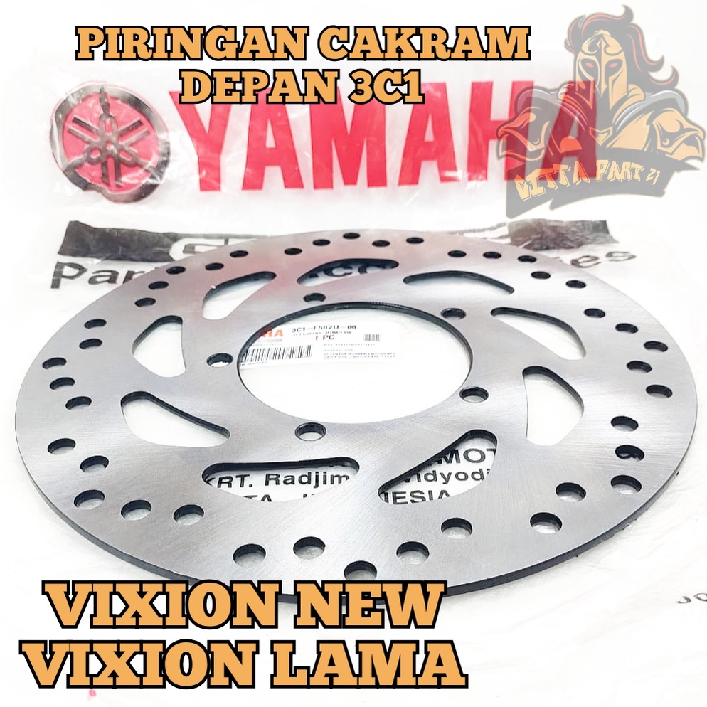 PIRINGAN CAKRAM YAMAHA 3C1 VIXION KUALITAS ASLI ORIGINAL YAMAHA YGP PRESISI ANTI SELIP AWET DAN DIJAMIN MANTAP VIXION NEW VIXION LAMA