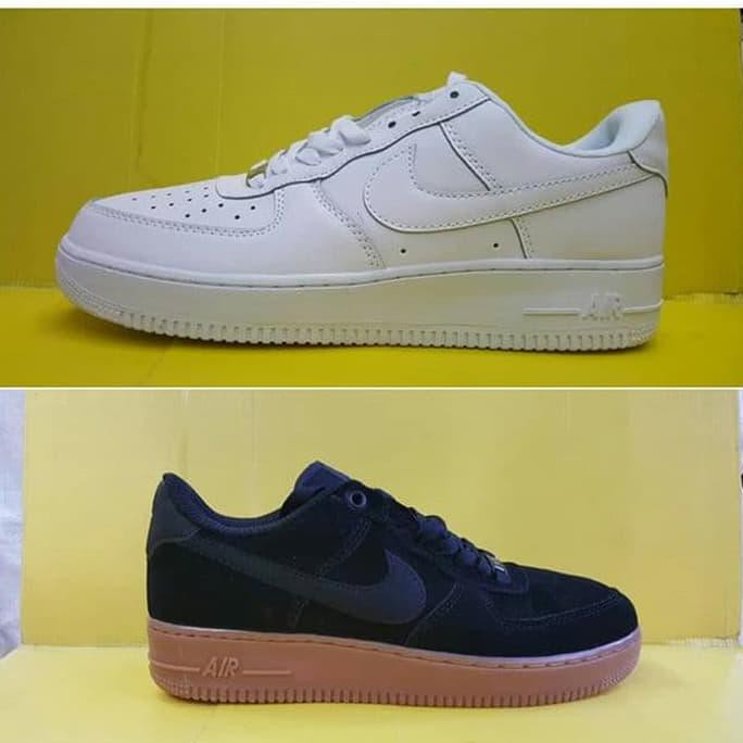 SUPER SALE Nike Air Force 1 Low White & Black Gum Premium Ready Stock