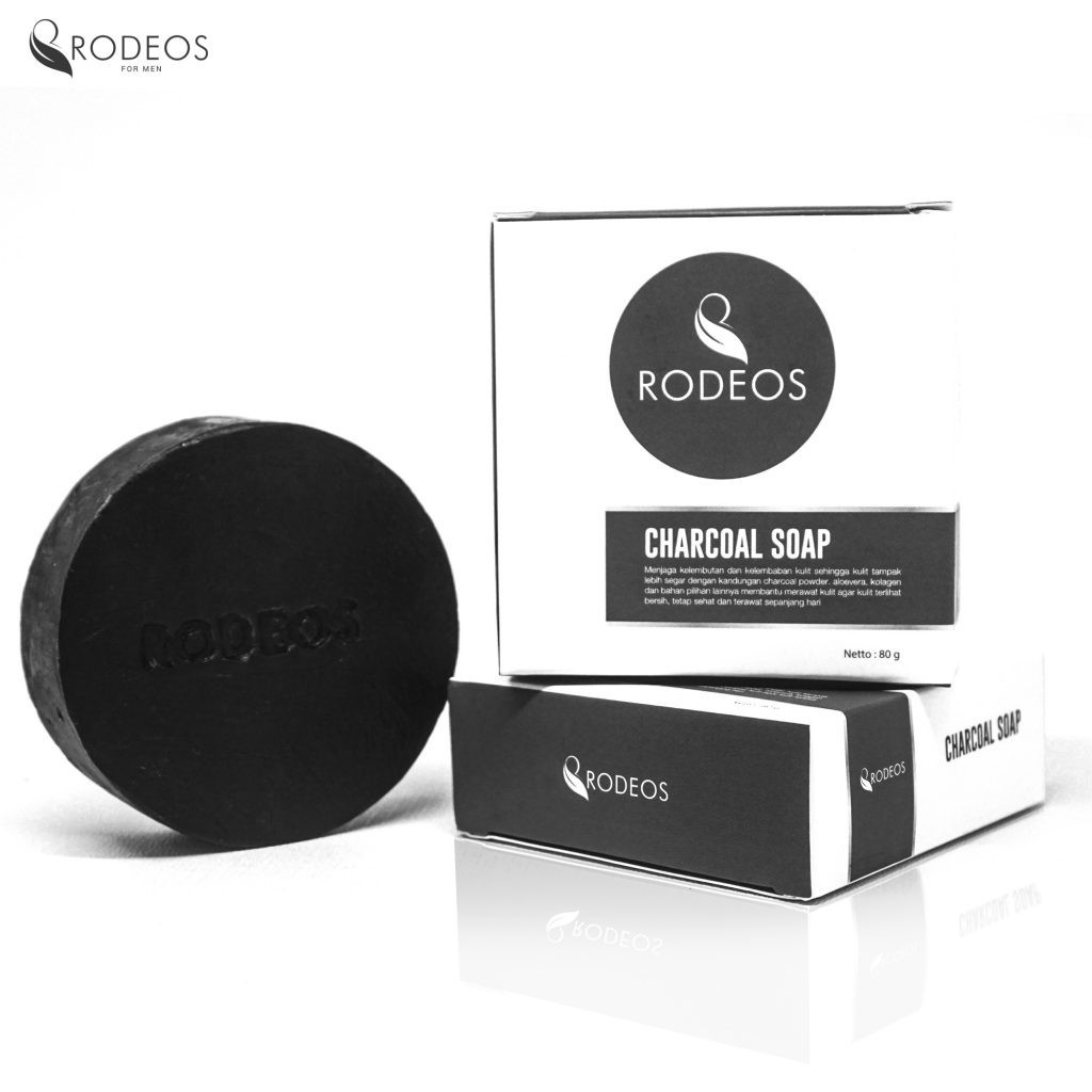 GLOWING - Sabun RODEOS MEN Charcoal Soap | For Men
