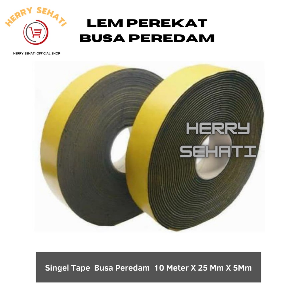

LEM SINGLE TAPE BUSA PEREDAM 10 Meter x 25 mm x 5 mm
