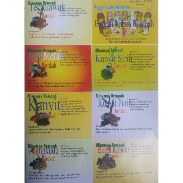 

MINUMAN HERBAL BERKHASIAT