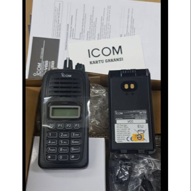 HT ICOM IC-V88 VHF ORI BARU HANDIE TALKIE ICOM IC V88 ICOM V88 VHF