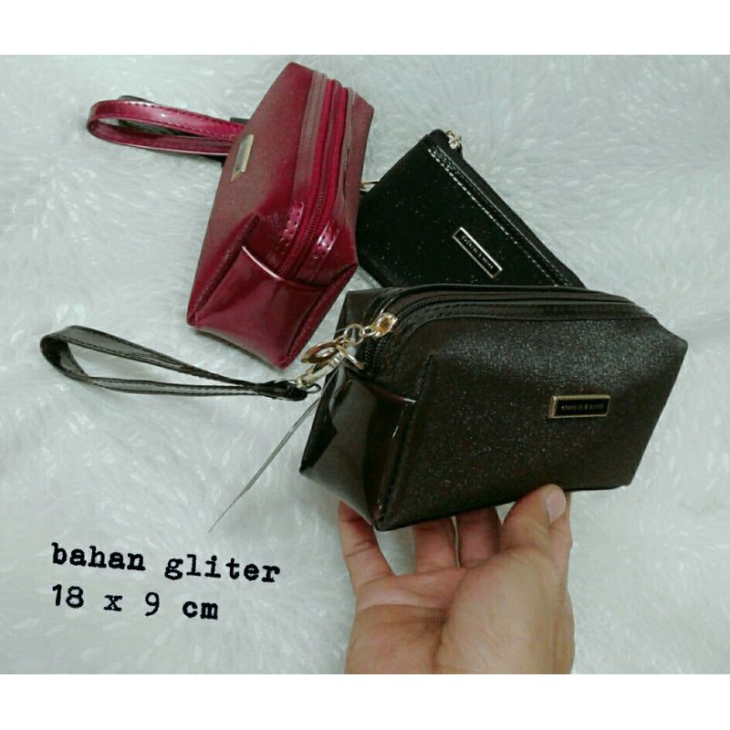 POUCH CK TABUNG MINI GLITER TEMPAT KOSMETIK