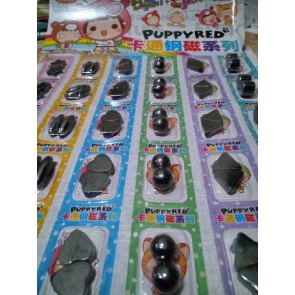 mainan magnet bentuk 5 jenis (10 pcs) mainan edukasi anak/ magnet kulkas / mainan edukasi anak