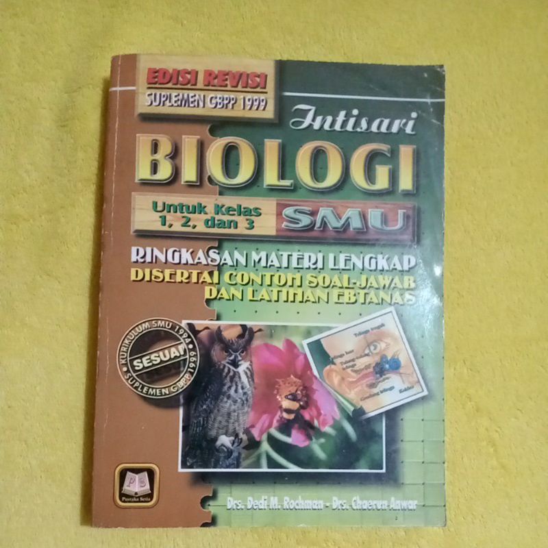 intisari biologi SMA EDISI revisi suplemen gbpp 1999